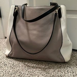 Black white and gray Kate Space purse